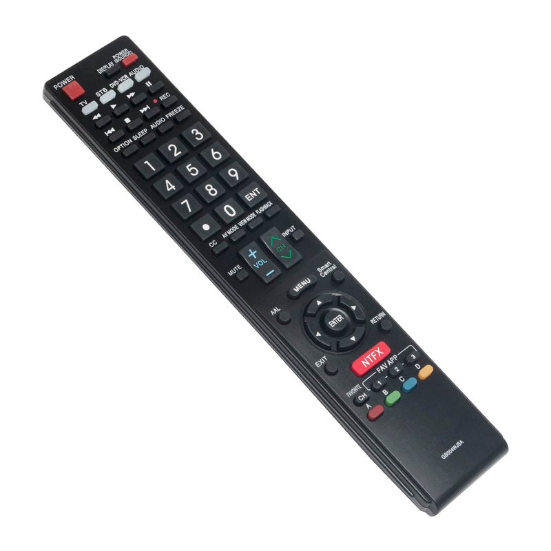 WINFLIKE New RRMC GB004WJSA Smart TV Remote Control Fit for Sharp Aquos TV LC52C6400U LC-52C6400U LC52LE640 LC-52LE640 LC52LE640U LC-52LE640U LC60C6400U LC-60C6400U LC-60C6500U LC60C6500U LC70LE750U LC-80C6500 - Image 3